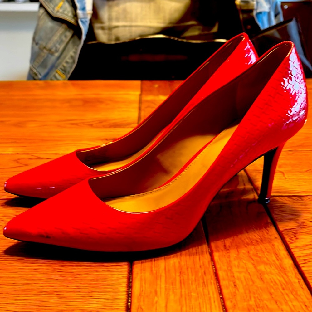 Calvin Klein red heels